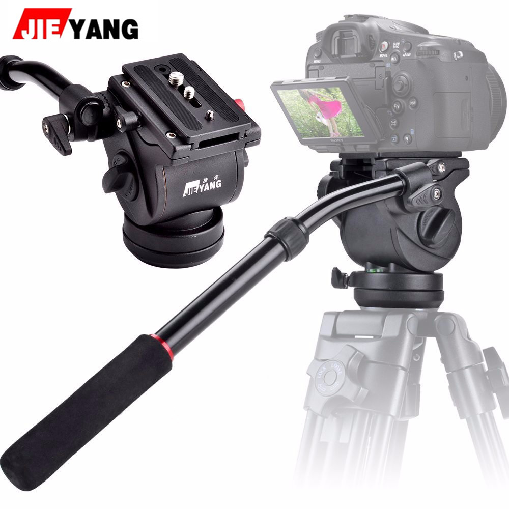 JIEYANG JY0506H Aluminum Alloy 5KG Professional Monopod for Video & Camera หัวแพน